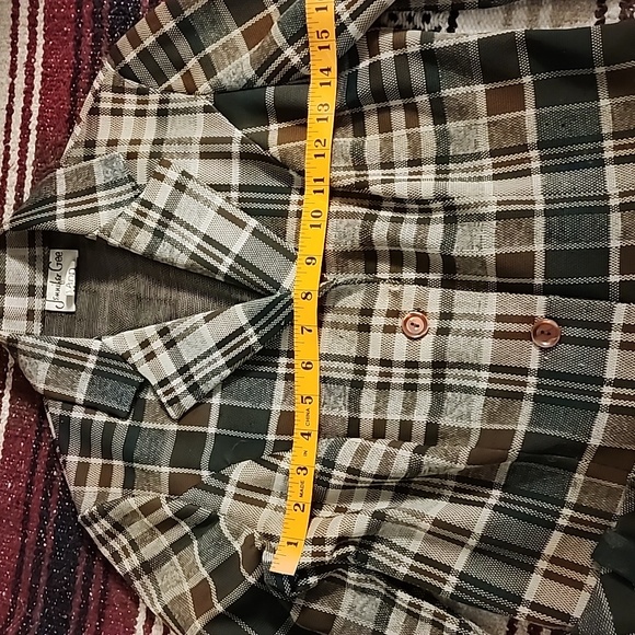 SALE ⚠️ 1970s Jennifer Gee Plaid Blazer - Picture 5 of 9
